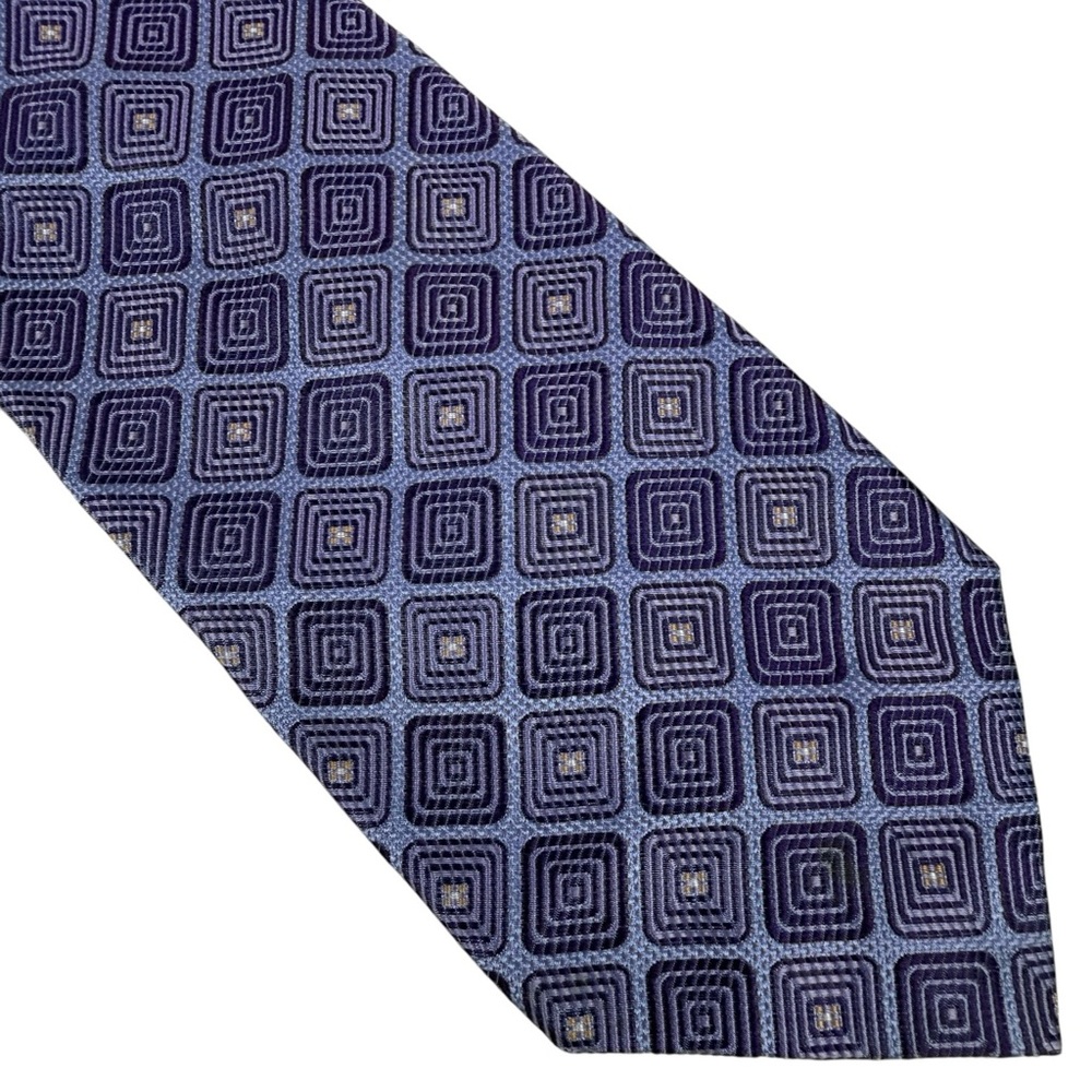 Ted Baker Geometric Printed Purple Tie